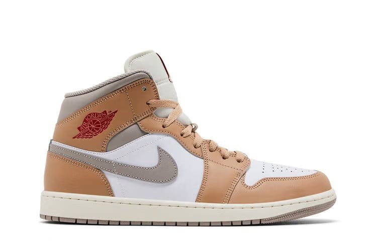 Air Jordan 1 Mid Hemp White