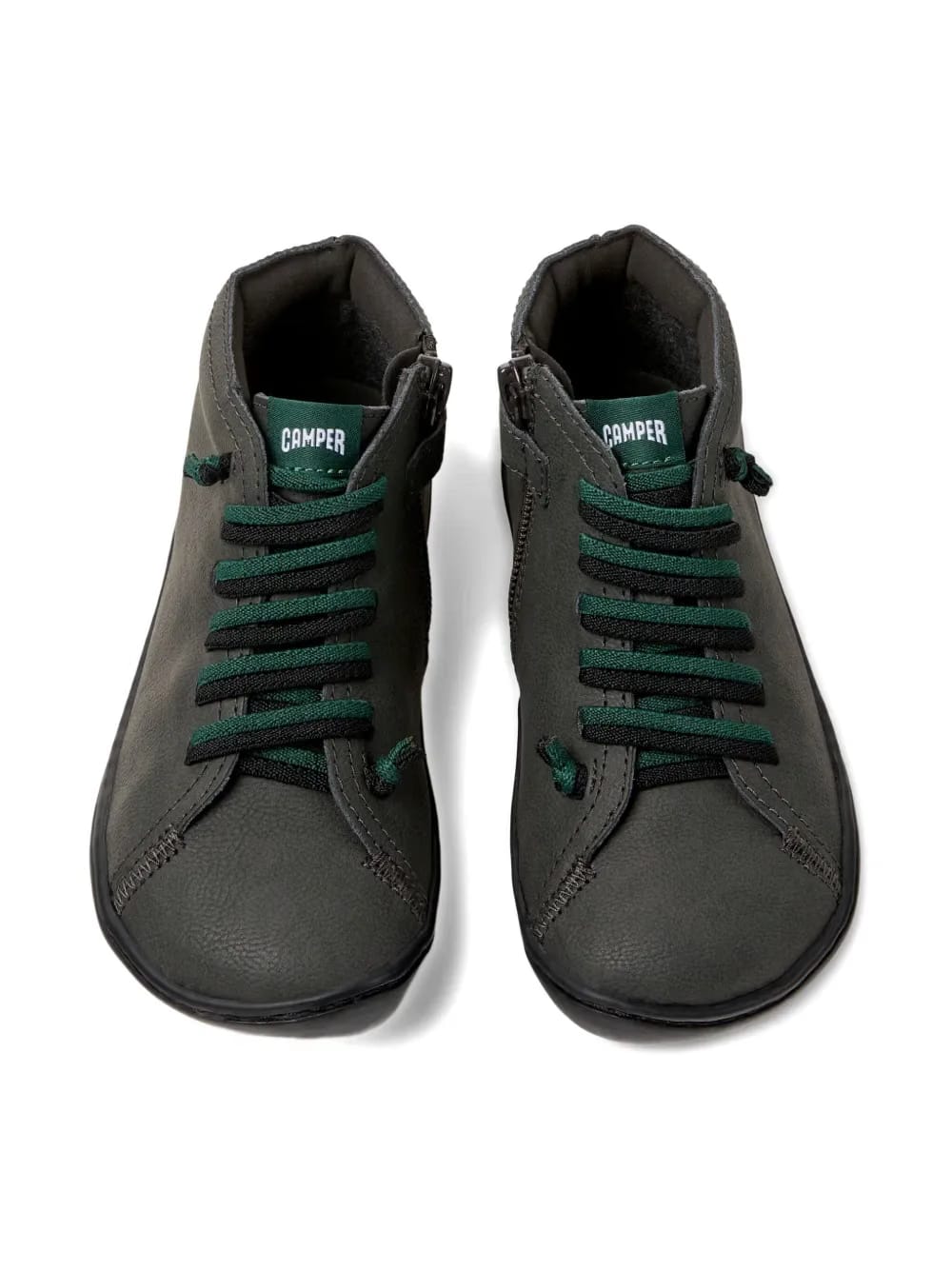 lace-up leather ankle boots