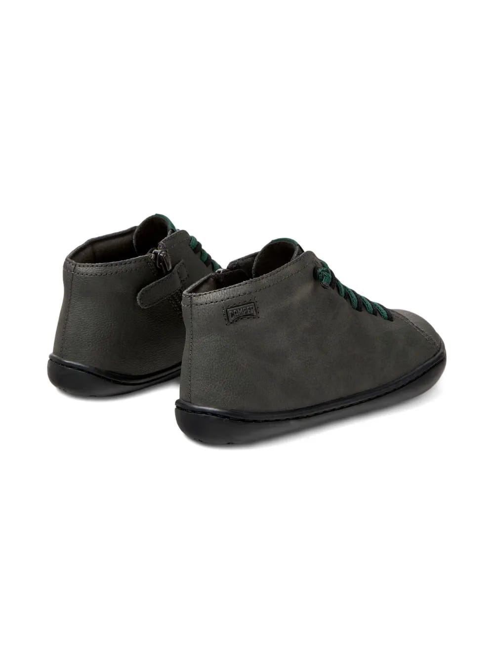 lace-up leather ankle boots