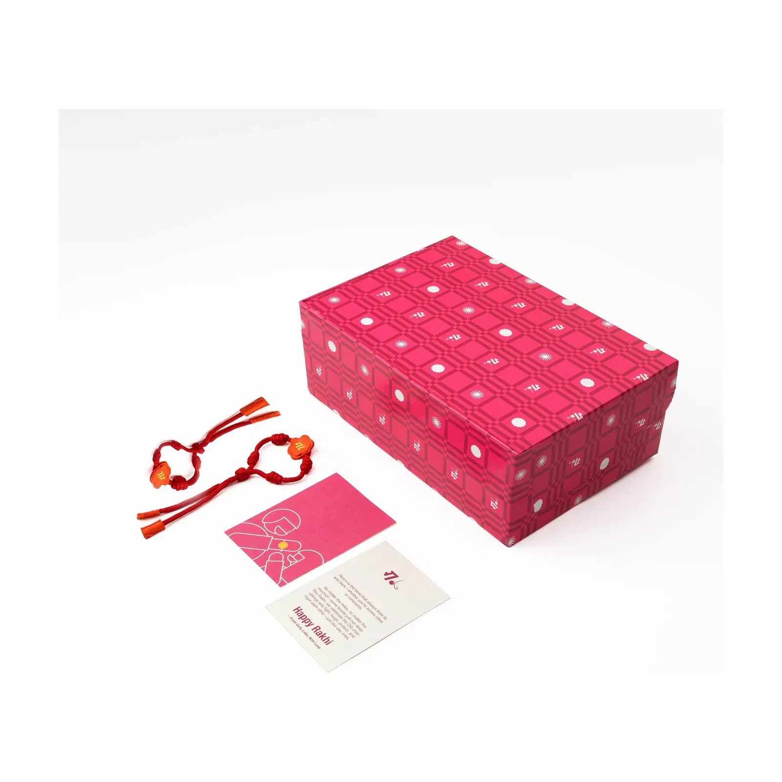 Giftwrapping with 2 Gully Labs Branded Rakhis