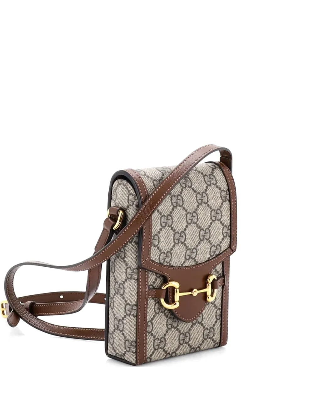 Horsebit 1955 GG Coated Canvas with Leather Mini crossbody bag