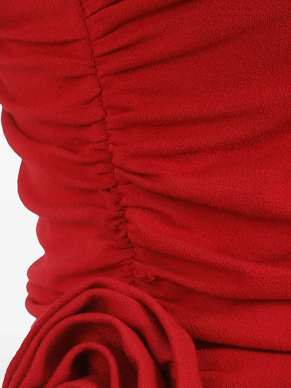 knot-detail one-shoulder blouse