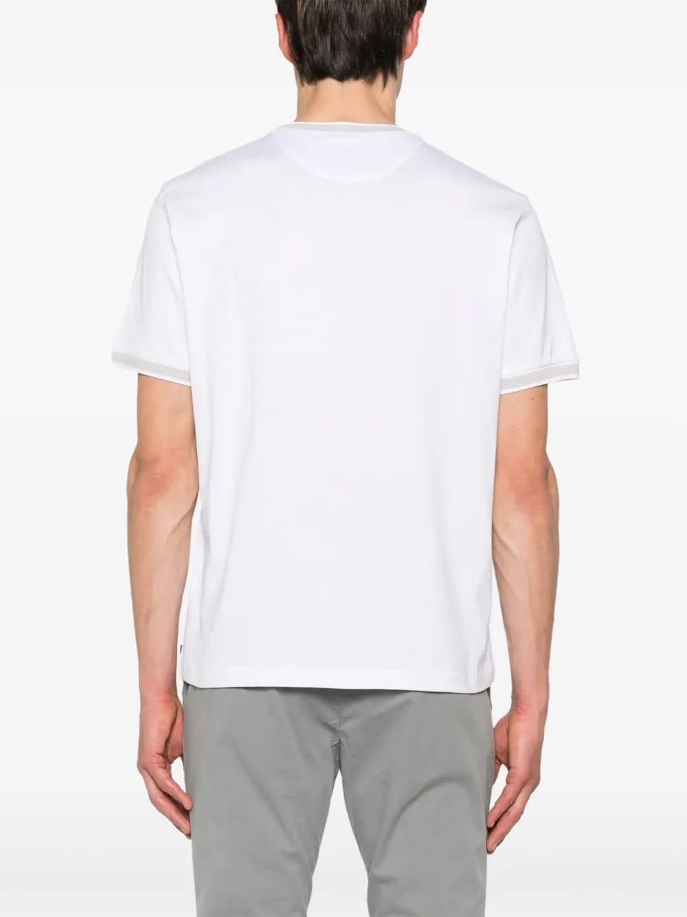 striped-edge T-Shirt