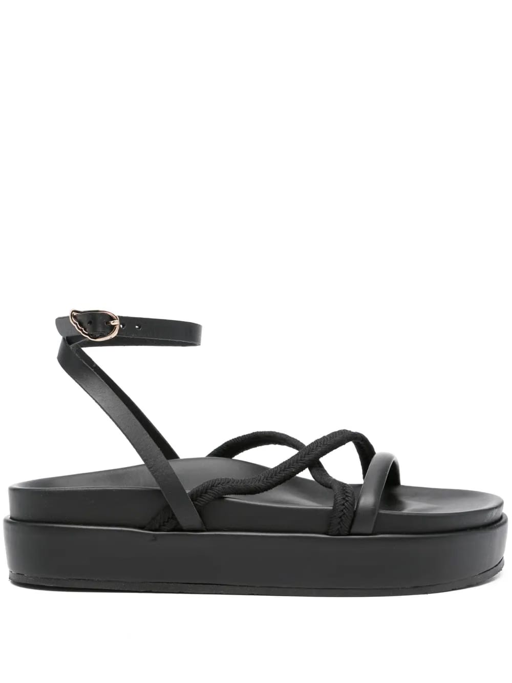 30mm crossover platform sandals