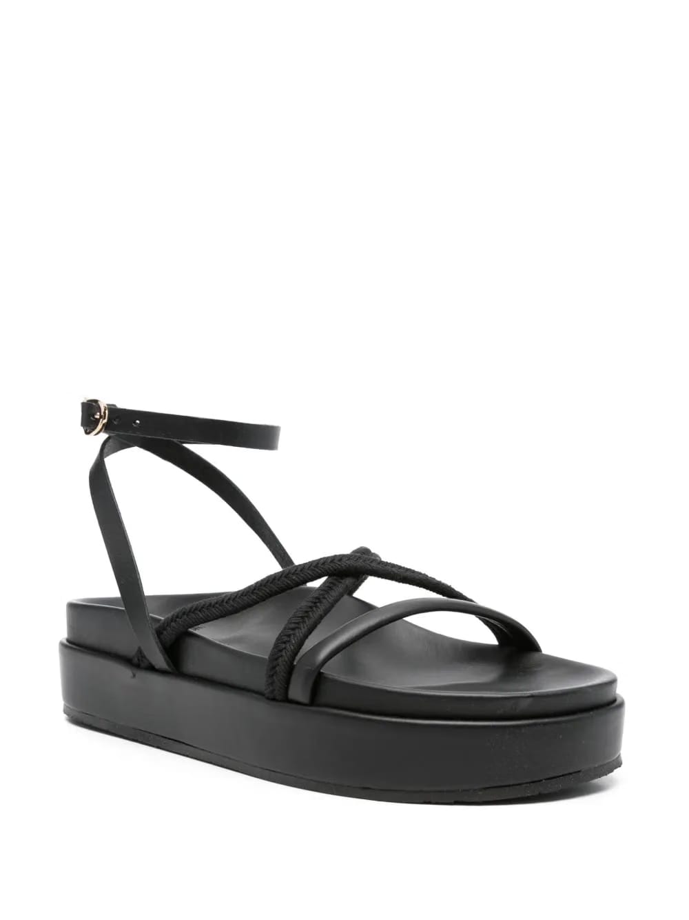 30mm crossover platform sandals