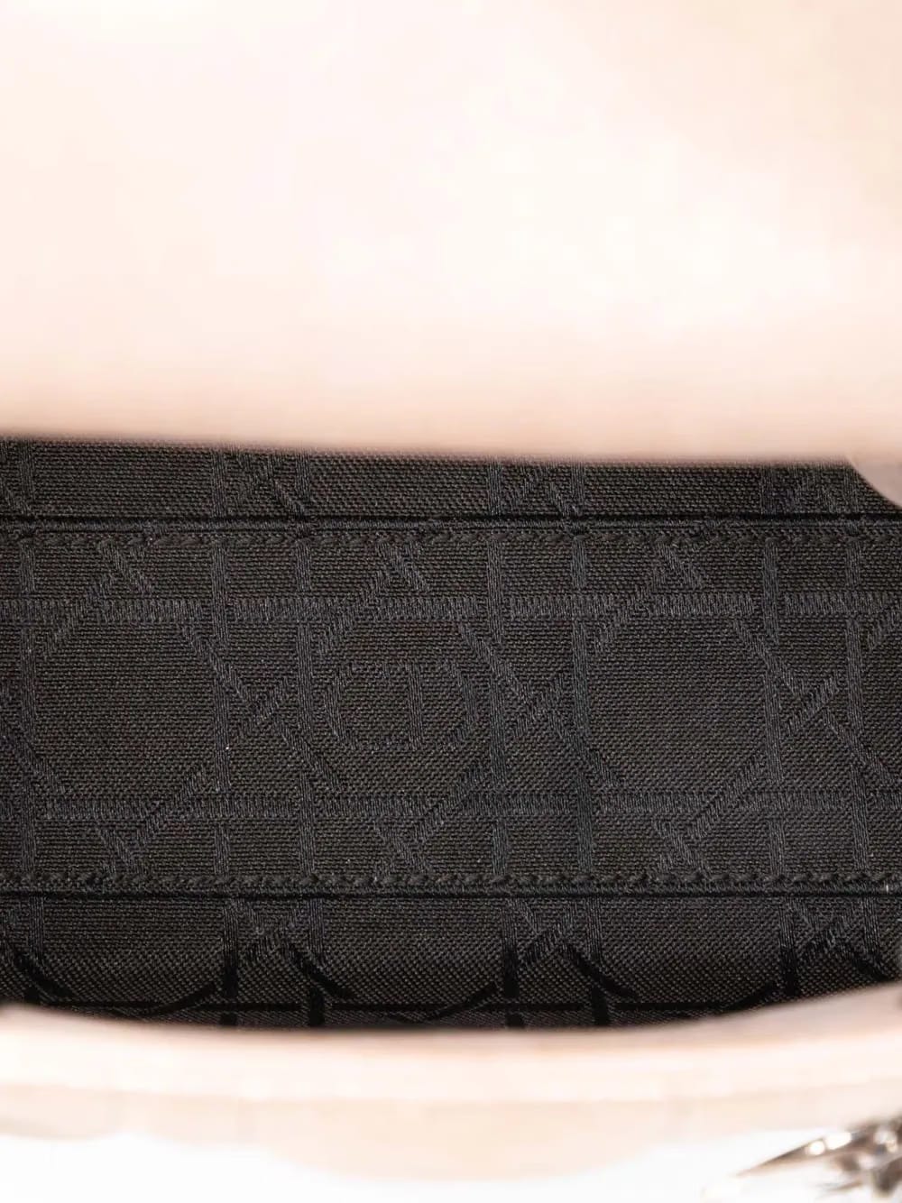 2015 Mini Iridescent Lambskin Cannage Lady Dior satchel