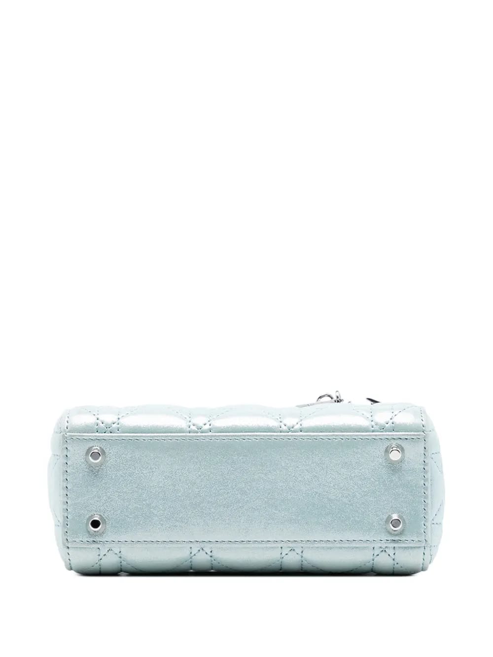 2015 Mini Iridescent Lambskin Cannage Lady Dior satchel