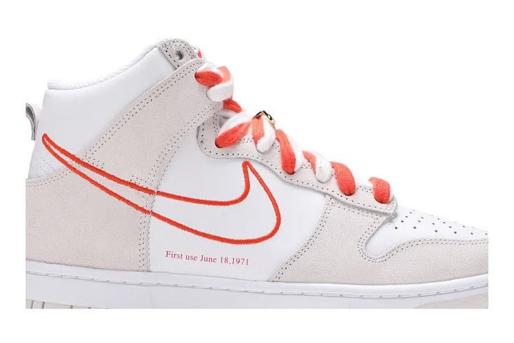 Wmns Dunk High First Use White Off White Orange