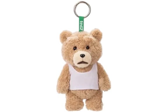 Pop Mart Ted2 Teddy Bear Action Series Vest Bear Plush Pendant