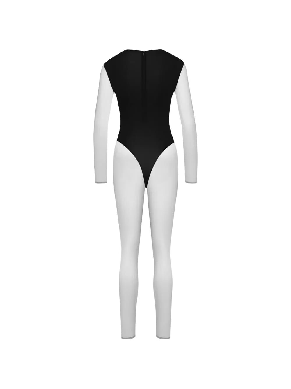 Pure Tentation V-neck mesh catsuit