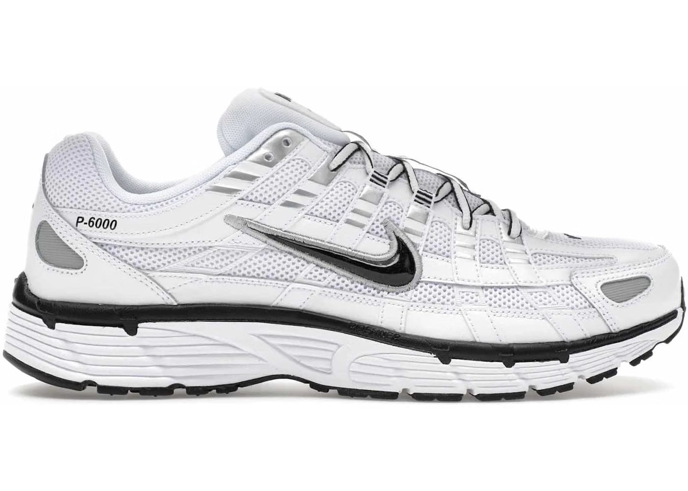 P-6000 White Metallic Silver Black