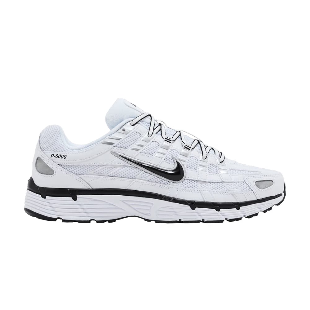 P-6000 White Metallic Silver Black