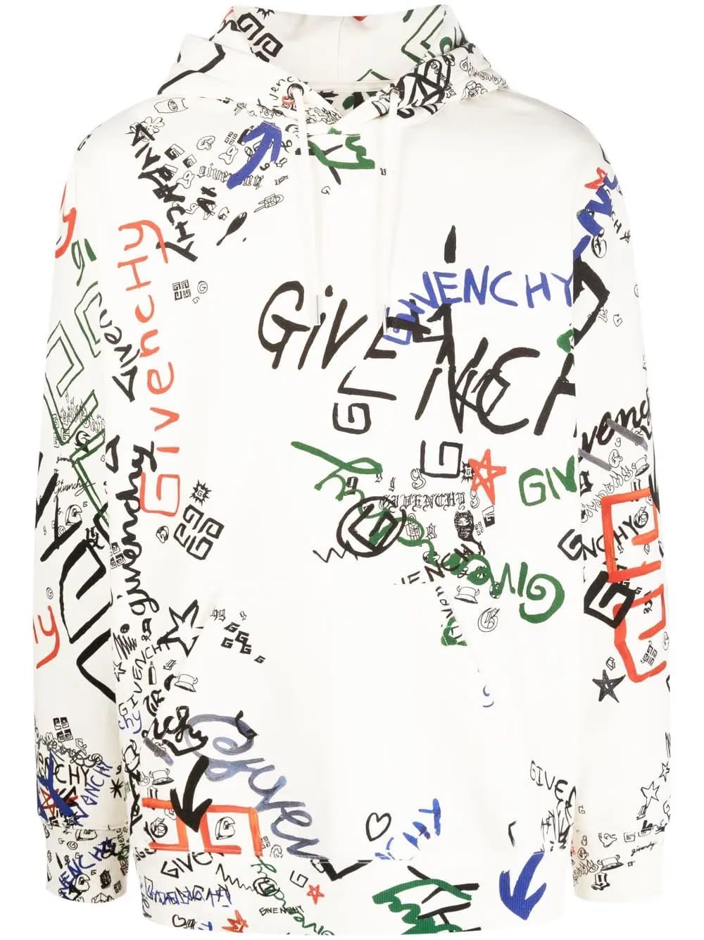 graffiti printed Hoodie