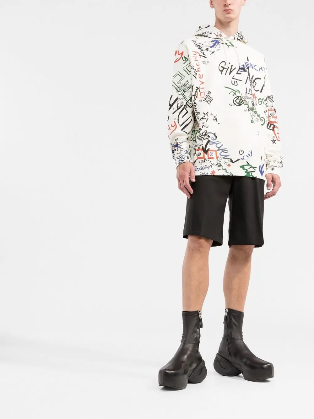 graffiti printed Hoodie
