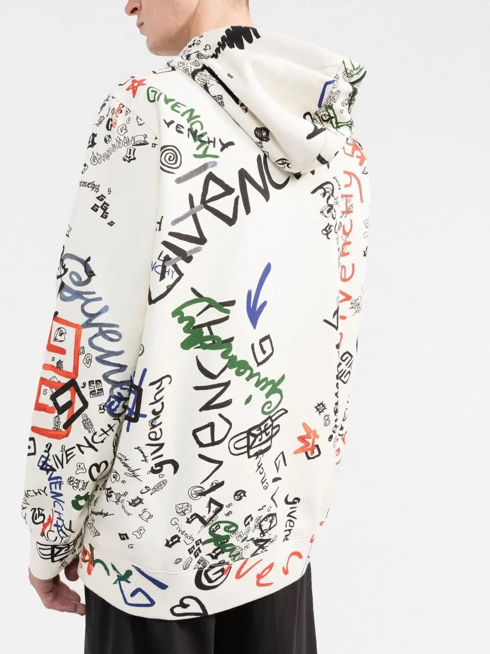 graffiti printed Hoodie