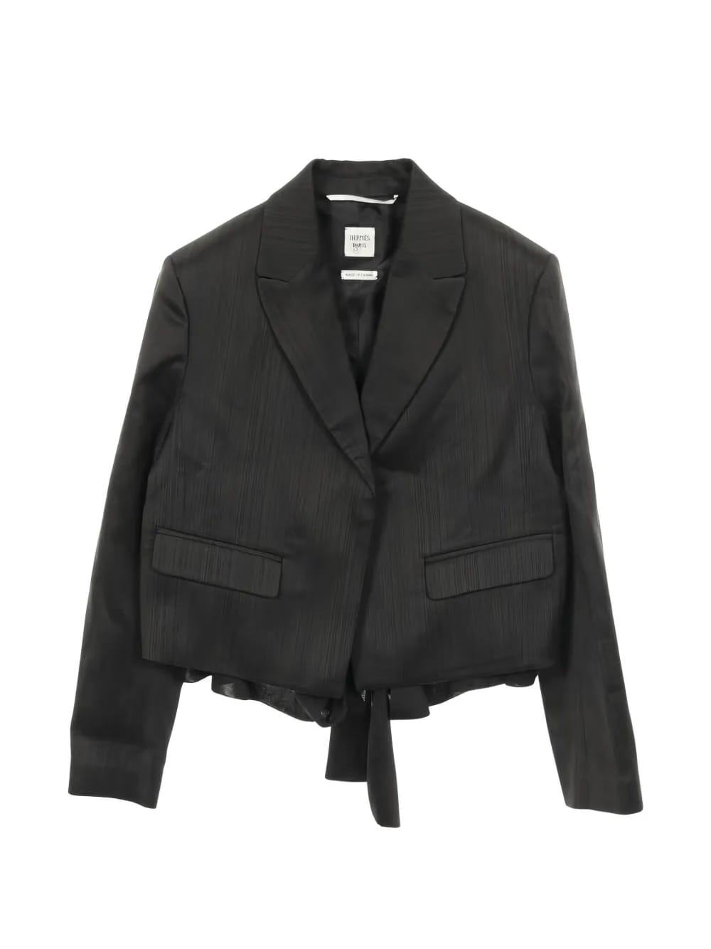 2010s ribbon-detail blazer