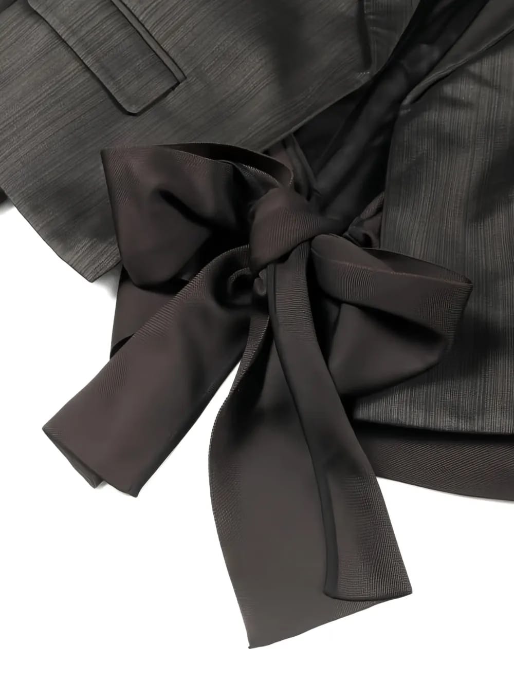 2010s ribbon-detail blazer