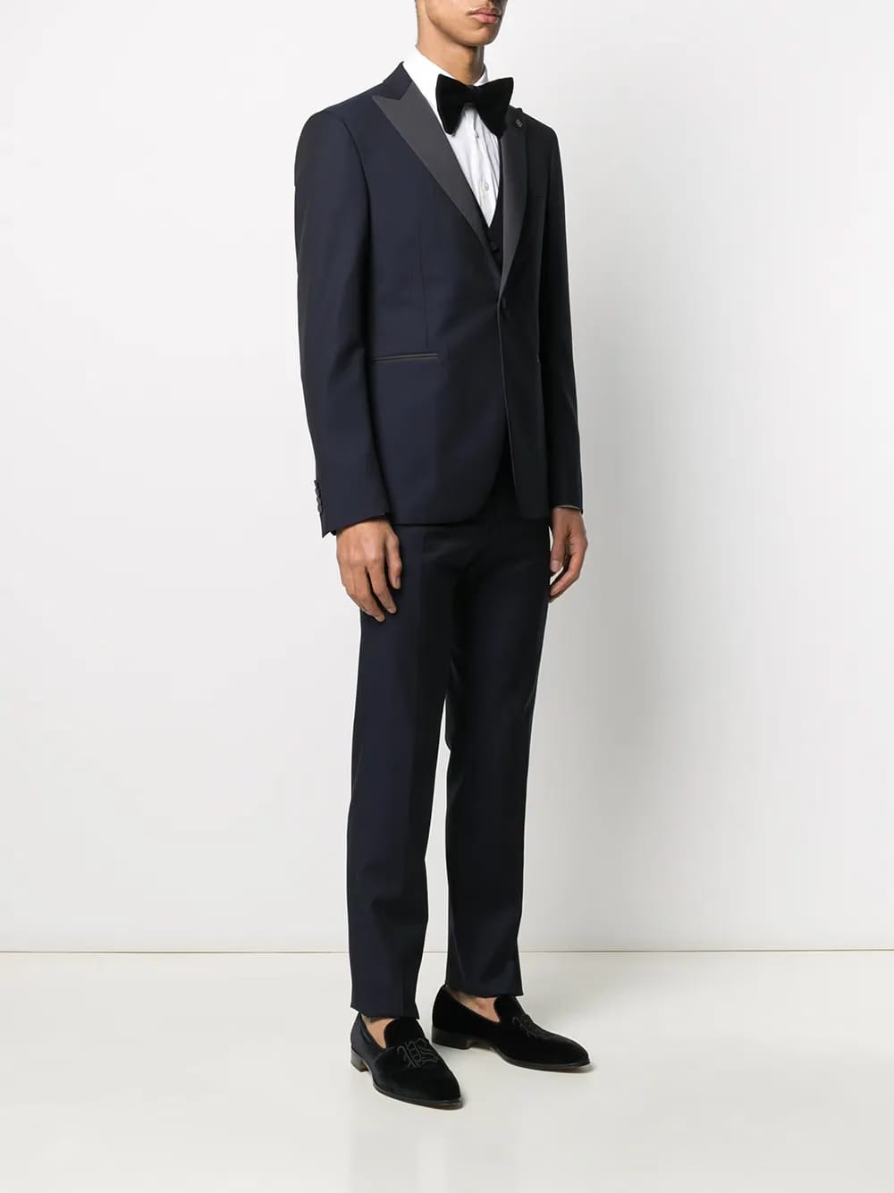 satin panel suit set