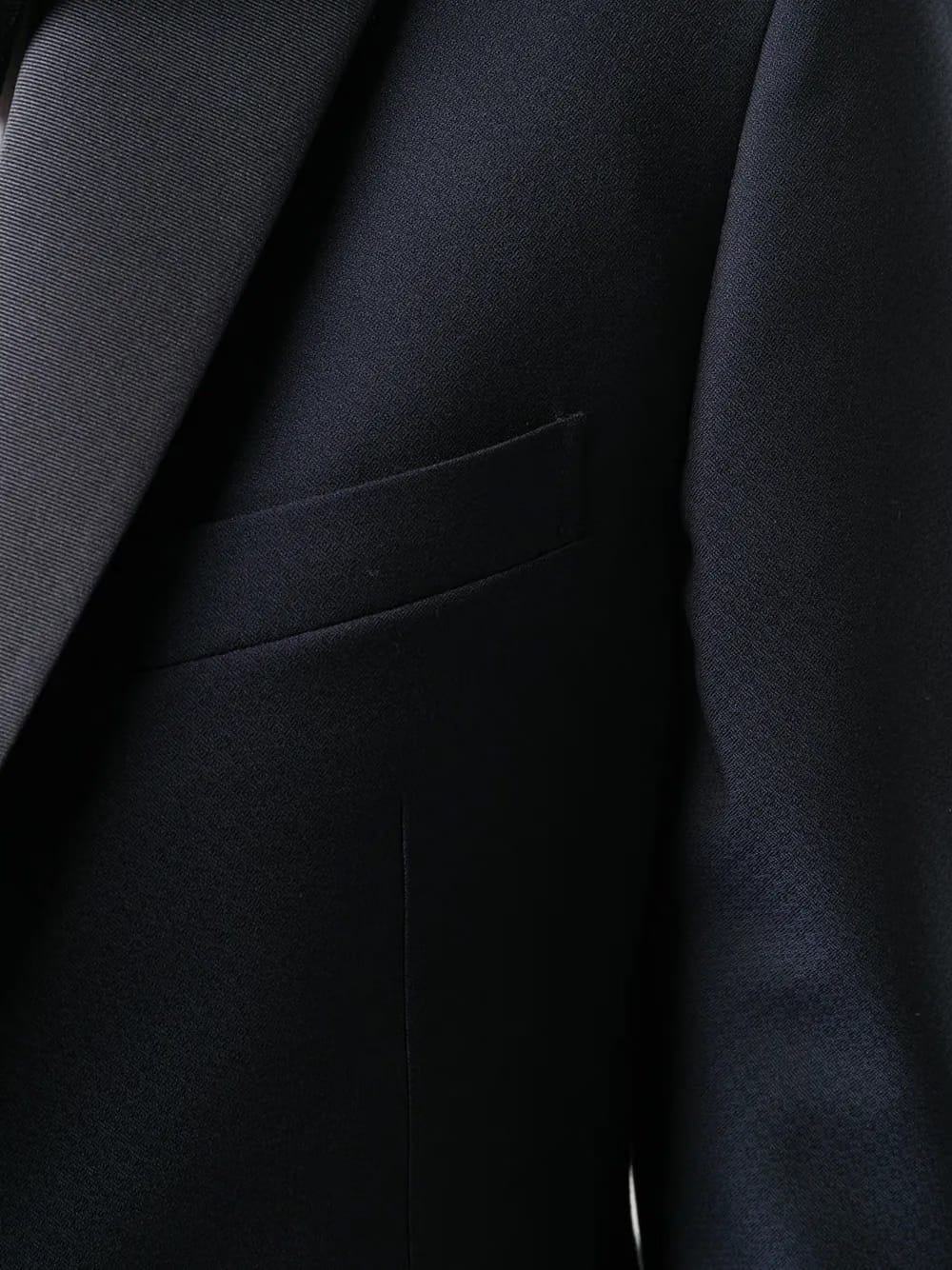satin panel suit set
