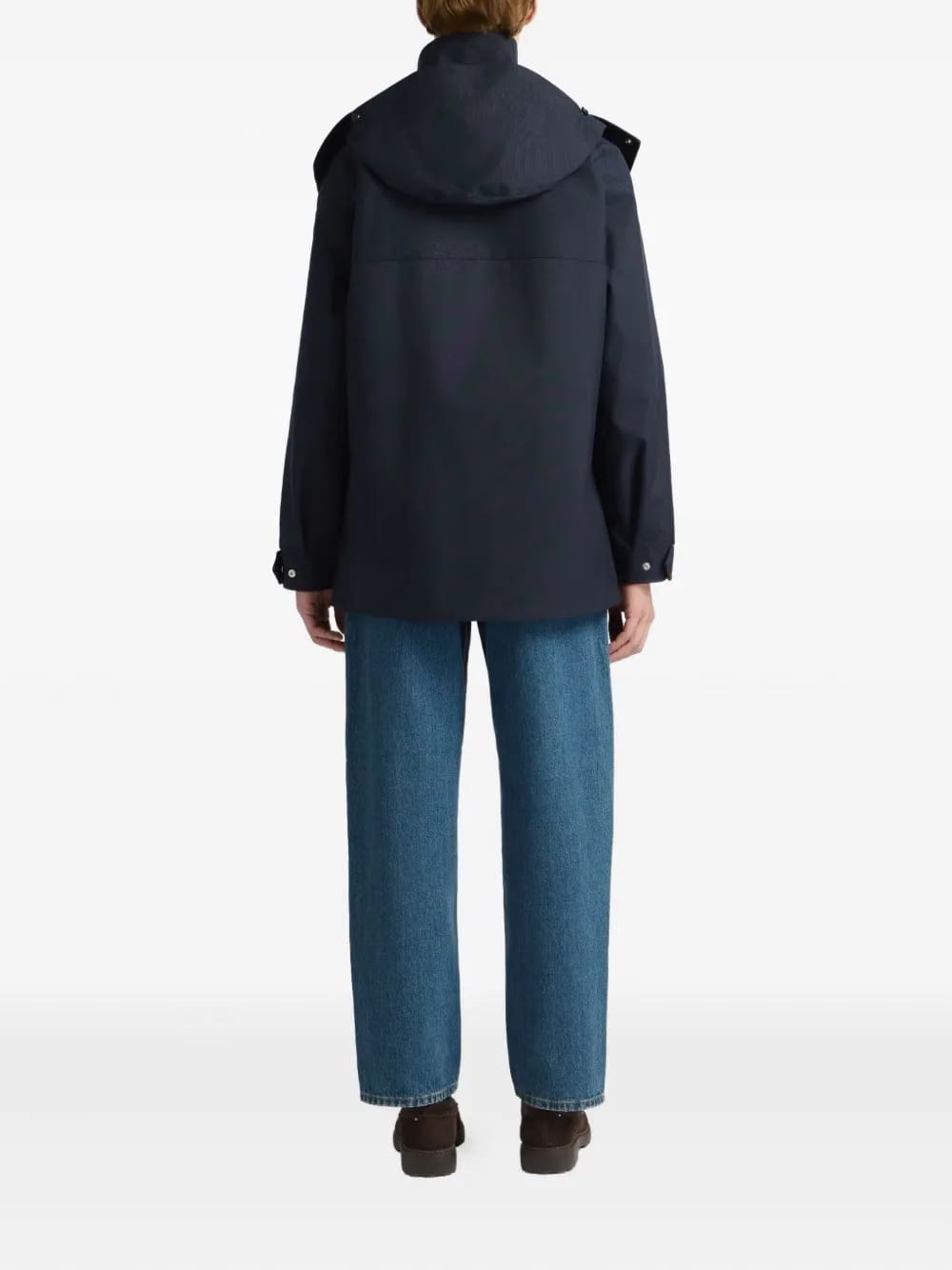 detachable-hood parka