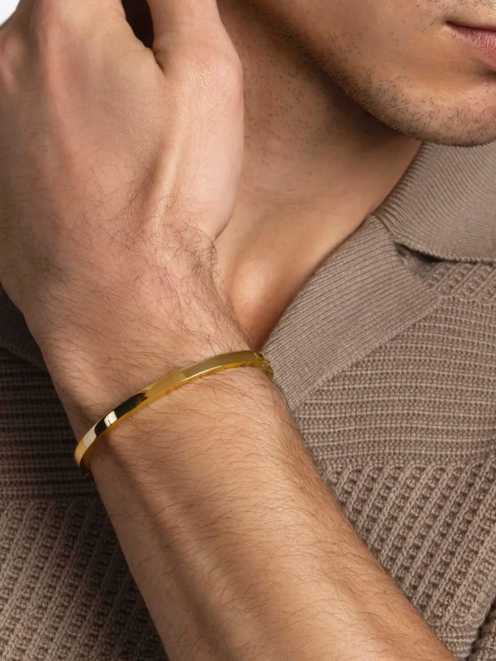 Simplicity gold-plated bangle