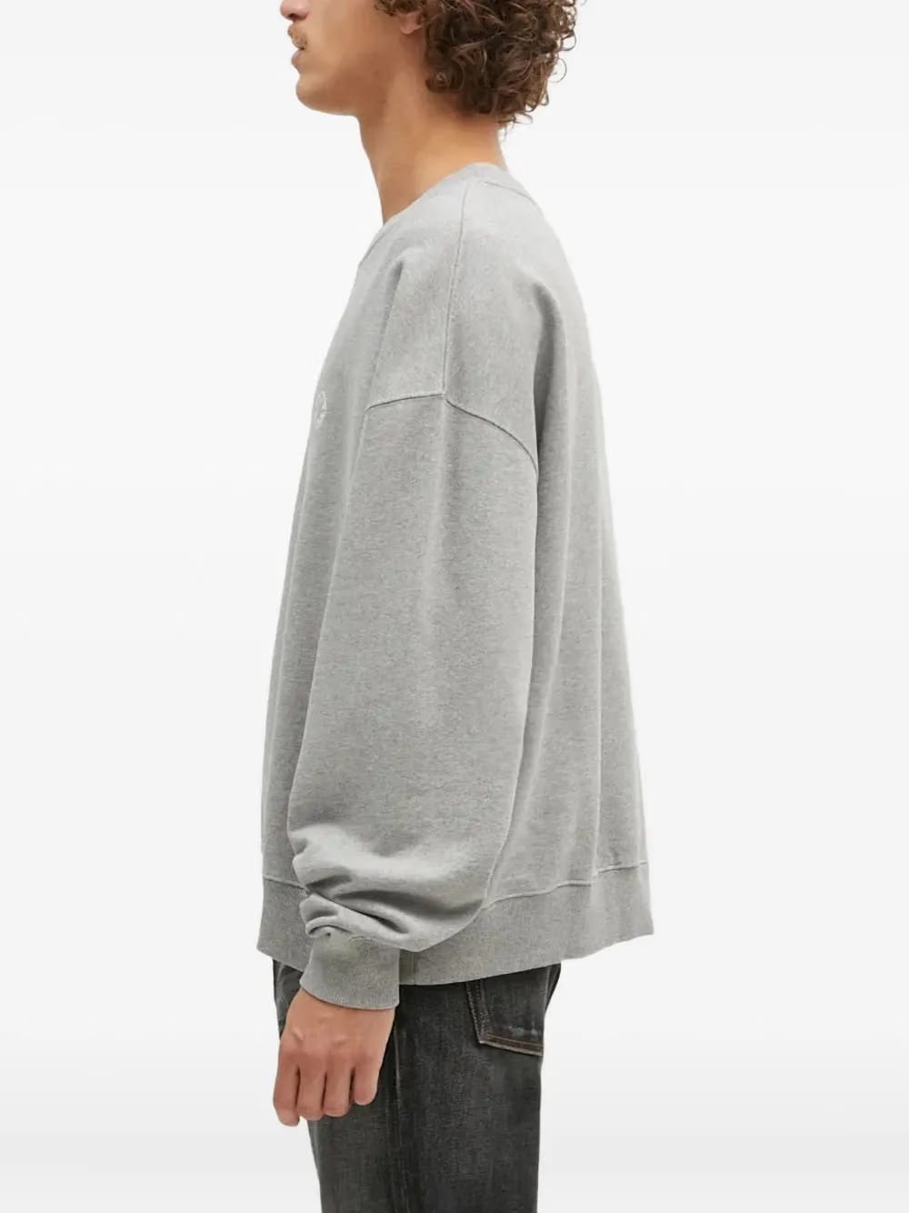 embroidered crew-neck sweatshirt