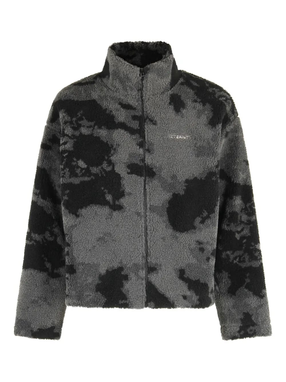 zipped high-neck jacket
