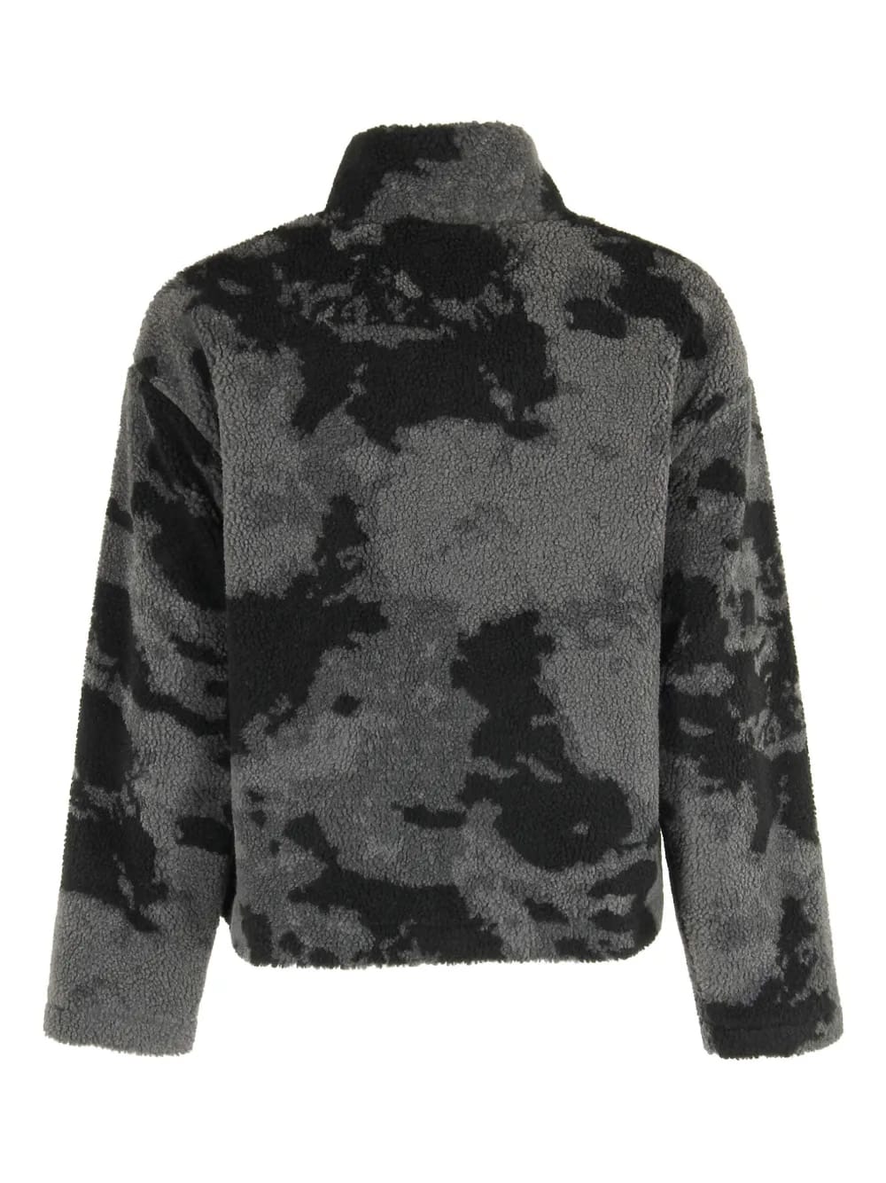 zipped high-neck jacket
