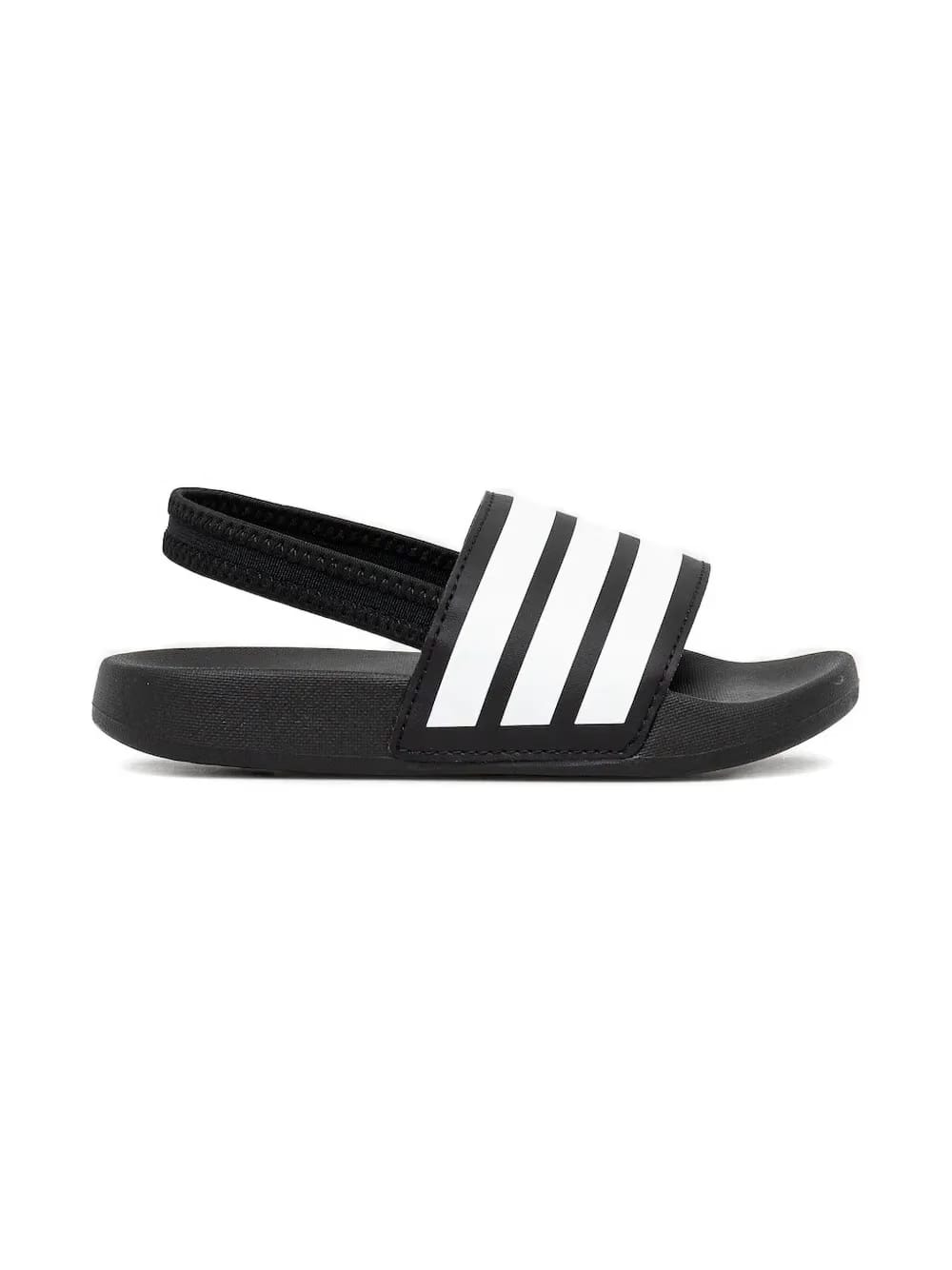 Adilette Estrap three-stripe slingback sandals