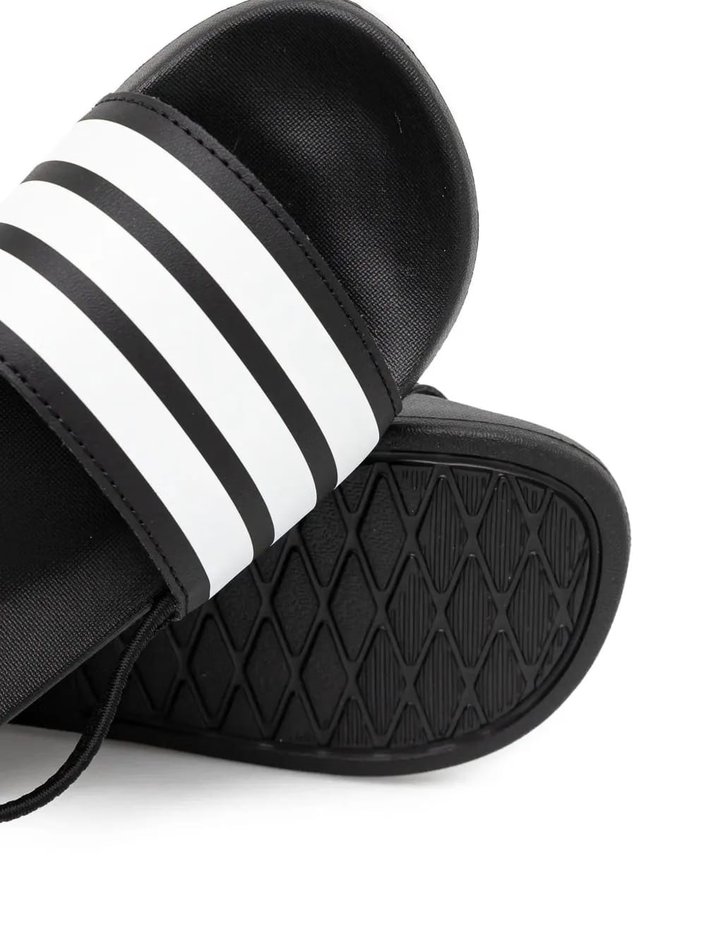 Adilette Estrap three-stripe slingback sandals
