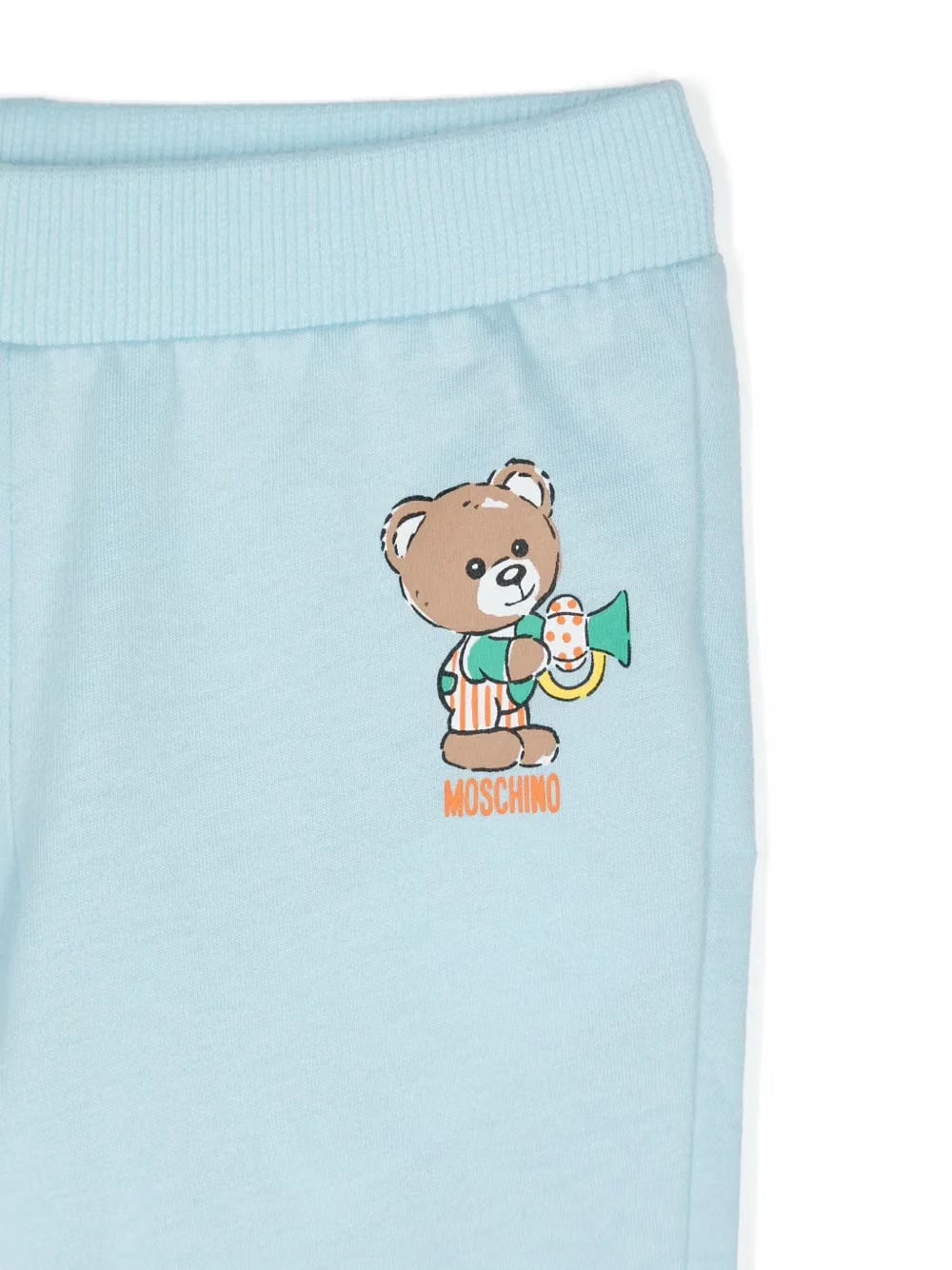 logo-print trousers set