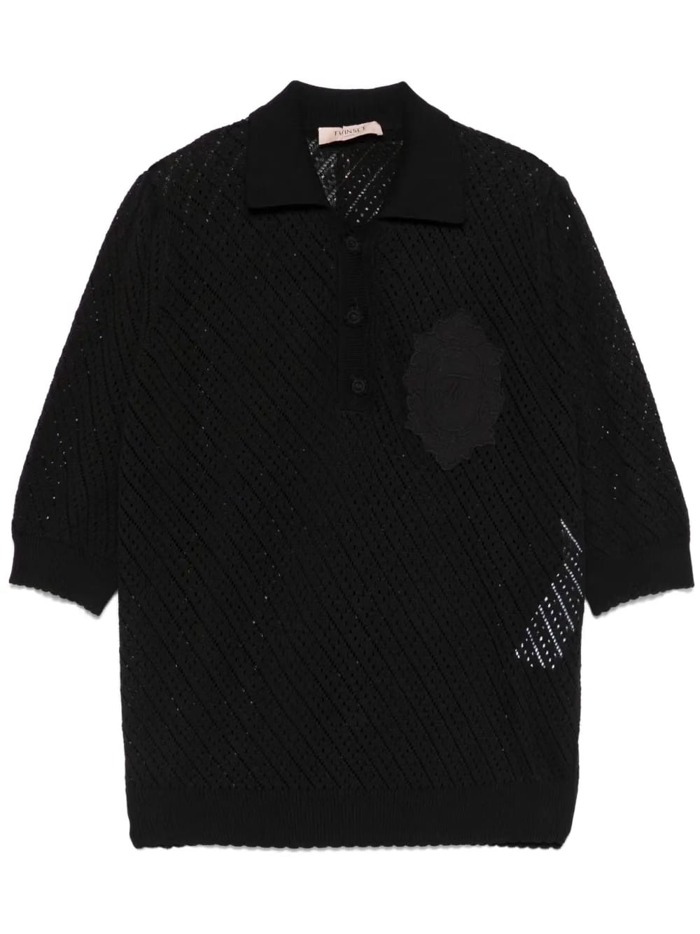 logo-patch polo top