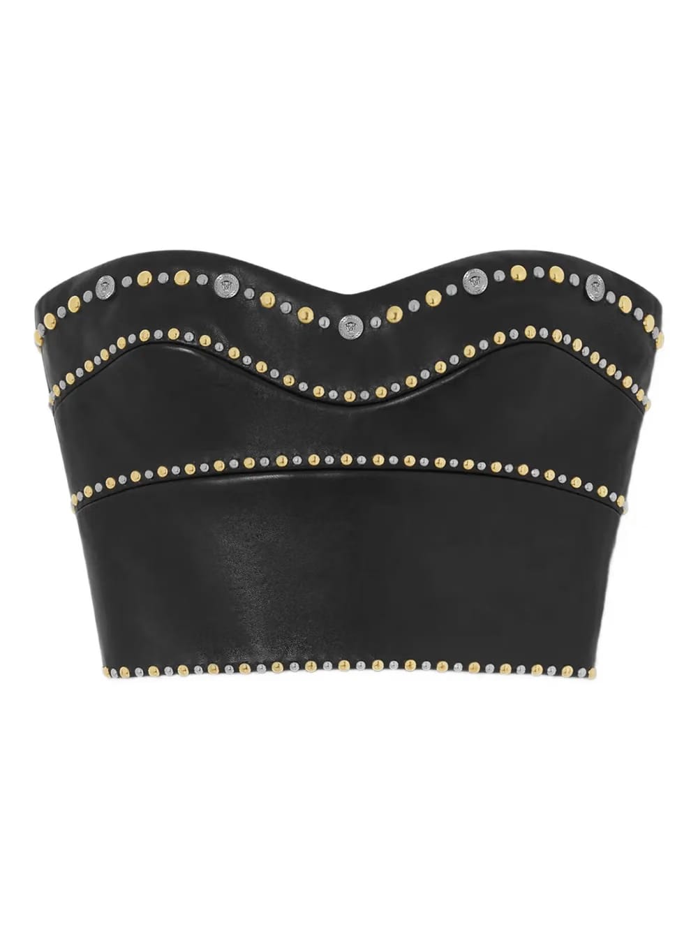 studded leather top