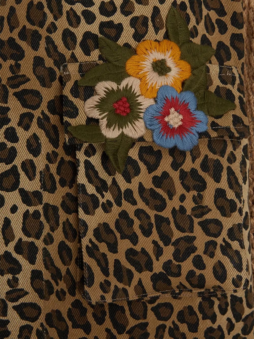 leopard-print jacket