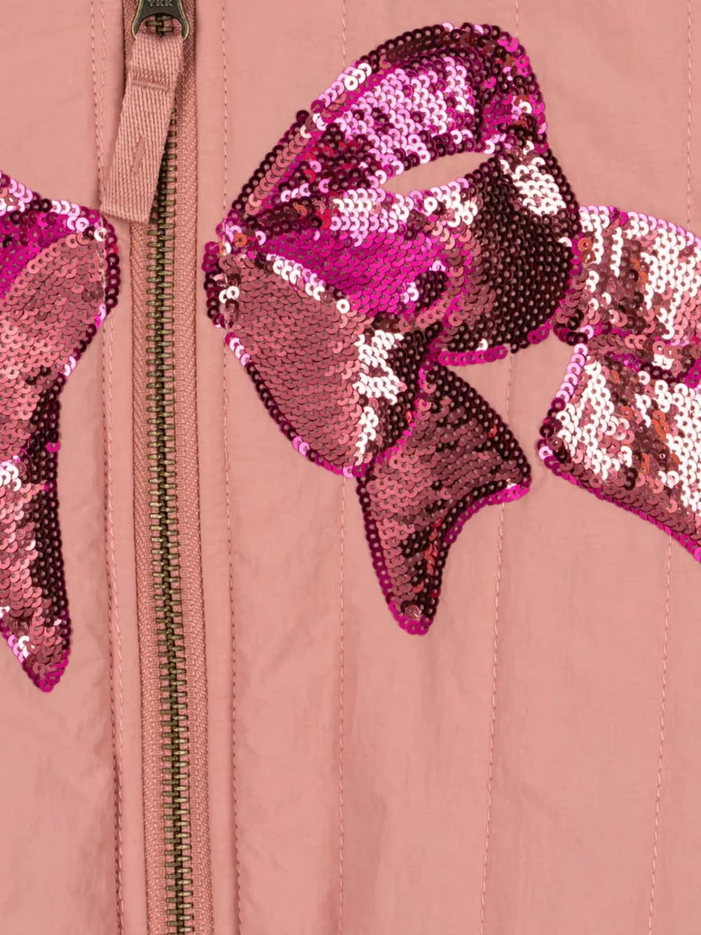 sequin bow jacket
