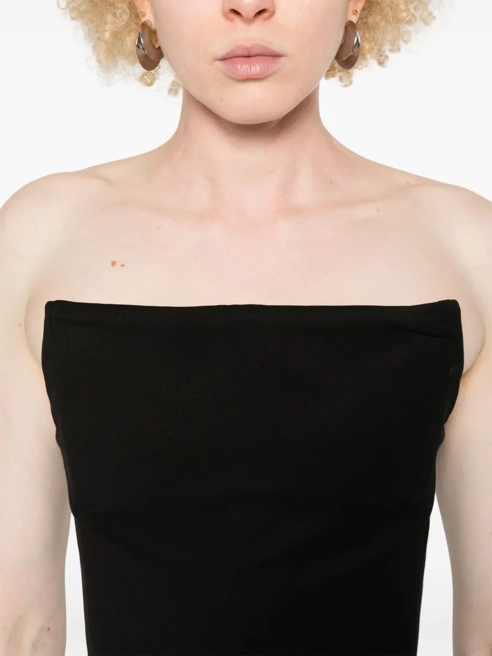corset-style mini dress