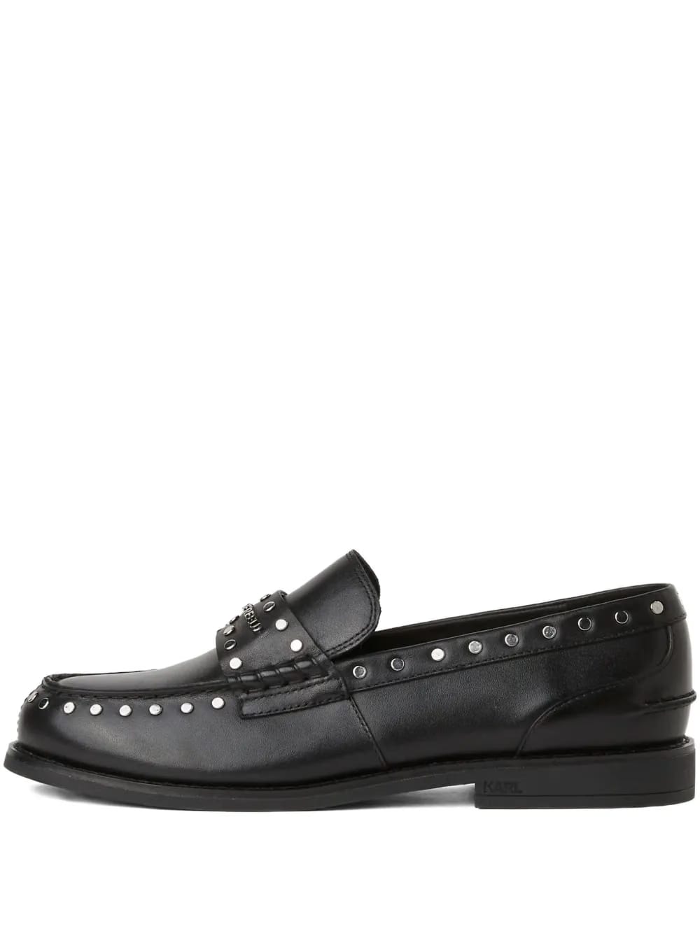 stud-embellished loafers