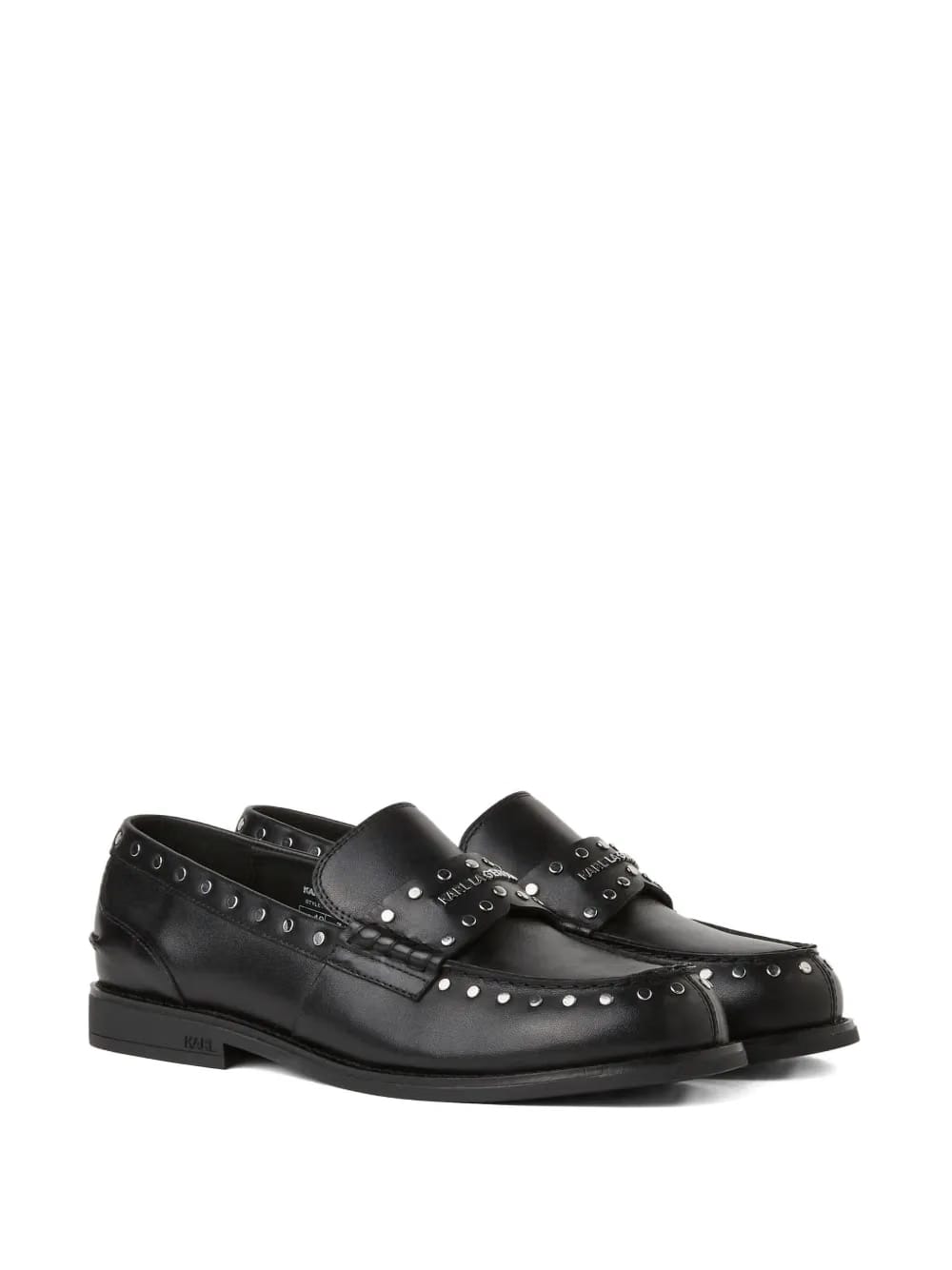 stud-embellished loafers