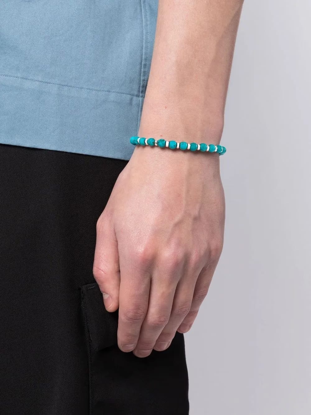 beaded gemstone bracelet