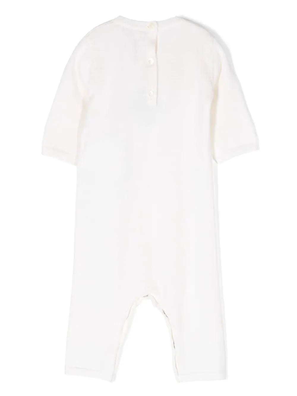 intarsia-motif knitted wool pajamas