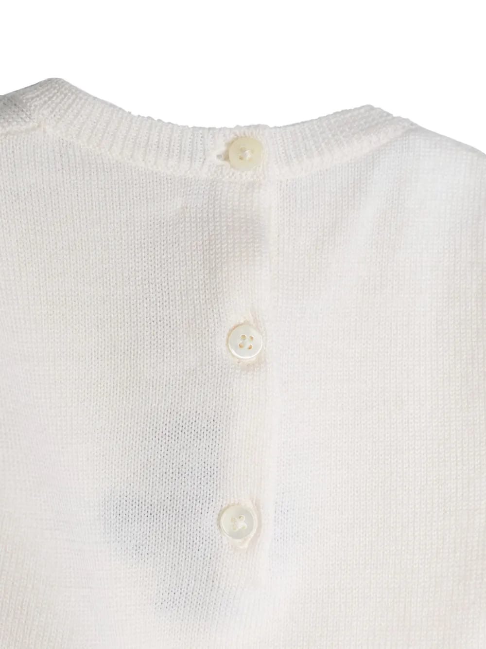 intarsia-motif knitted wool pajamas