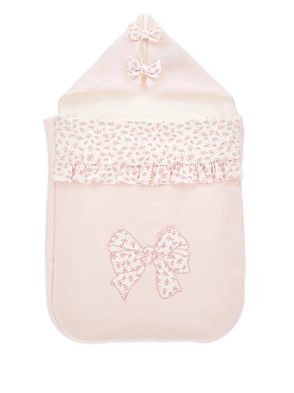 bow-detail sleep bag