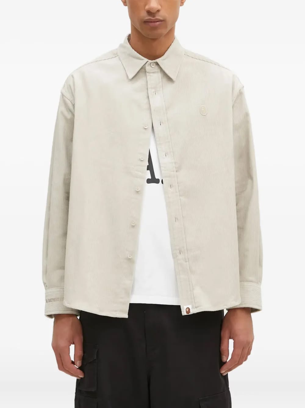 corduroy button-down shirt