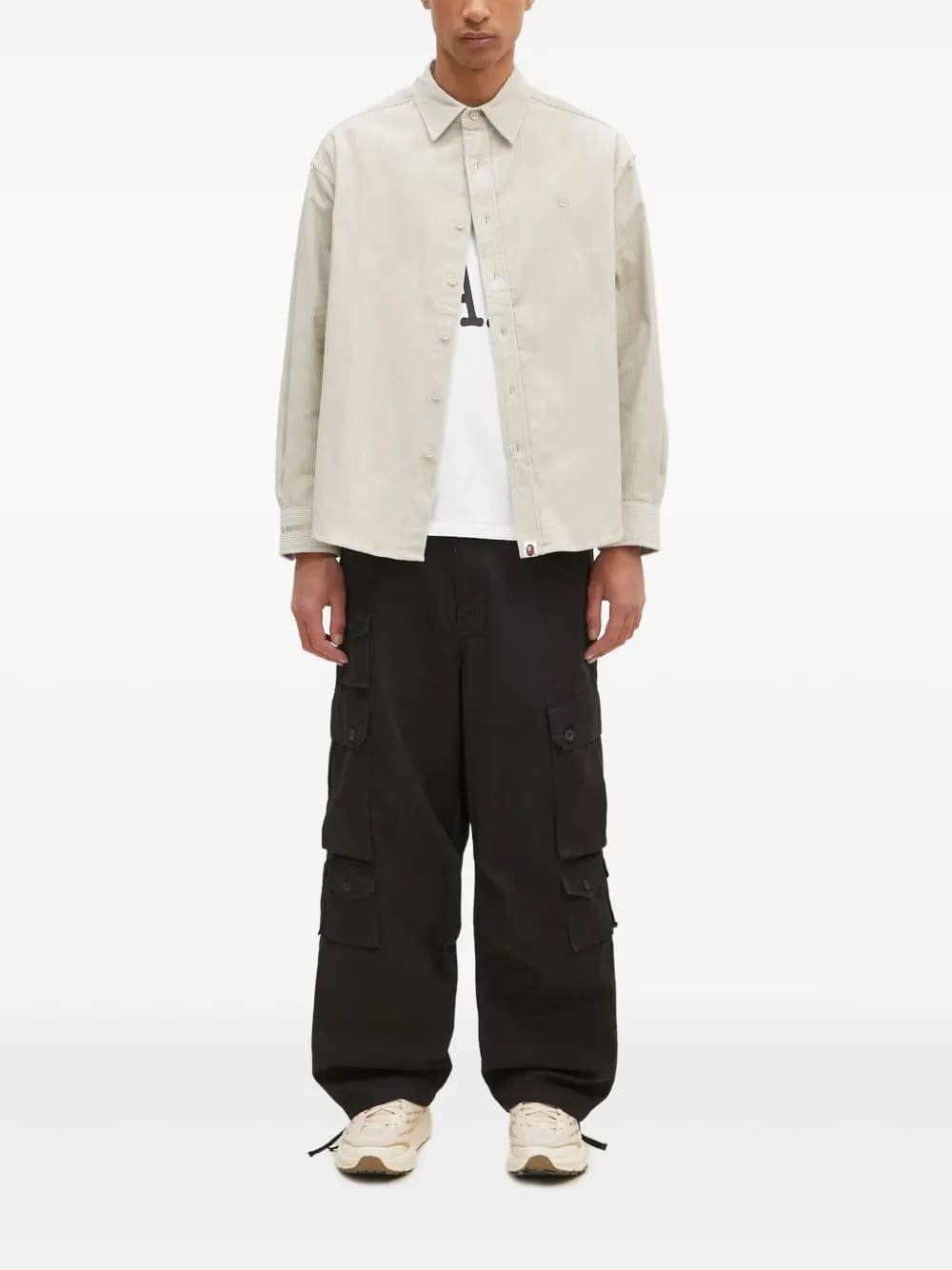 corduroy button-down shirt