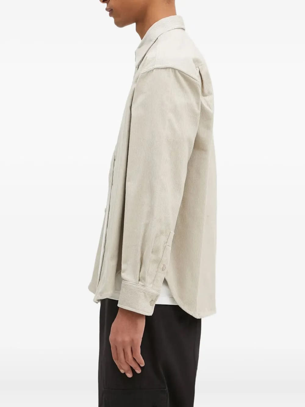 corduroy button-down shirt