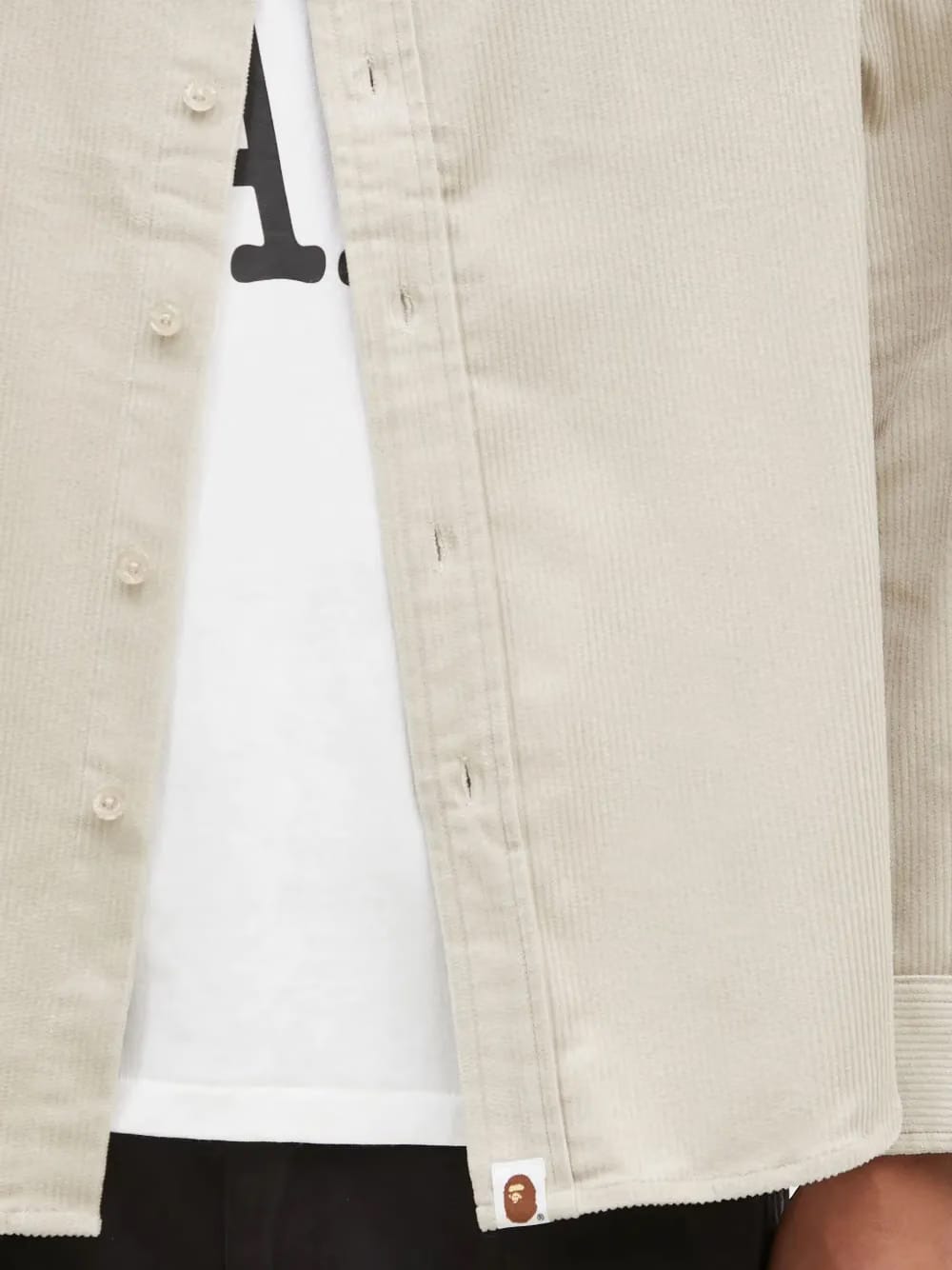 corduroy button-down shirt