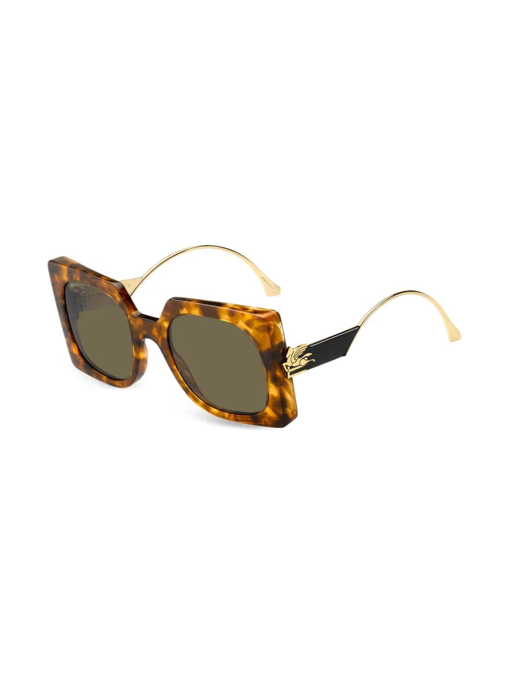 Bold Pegaso square-frame sunglasses