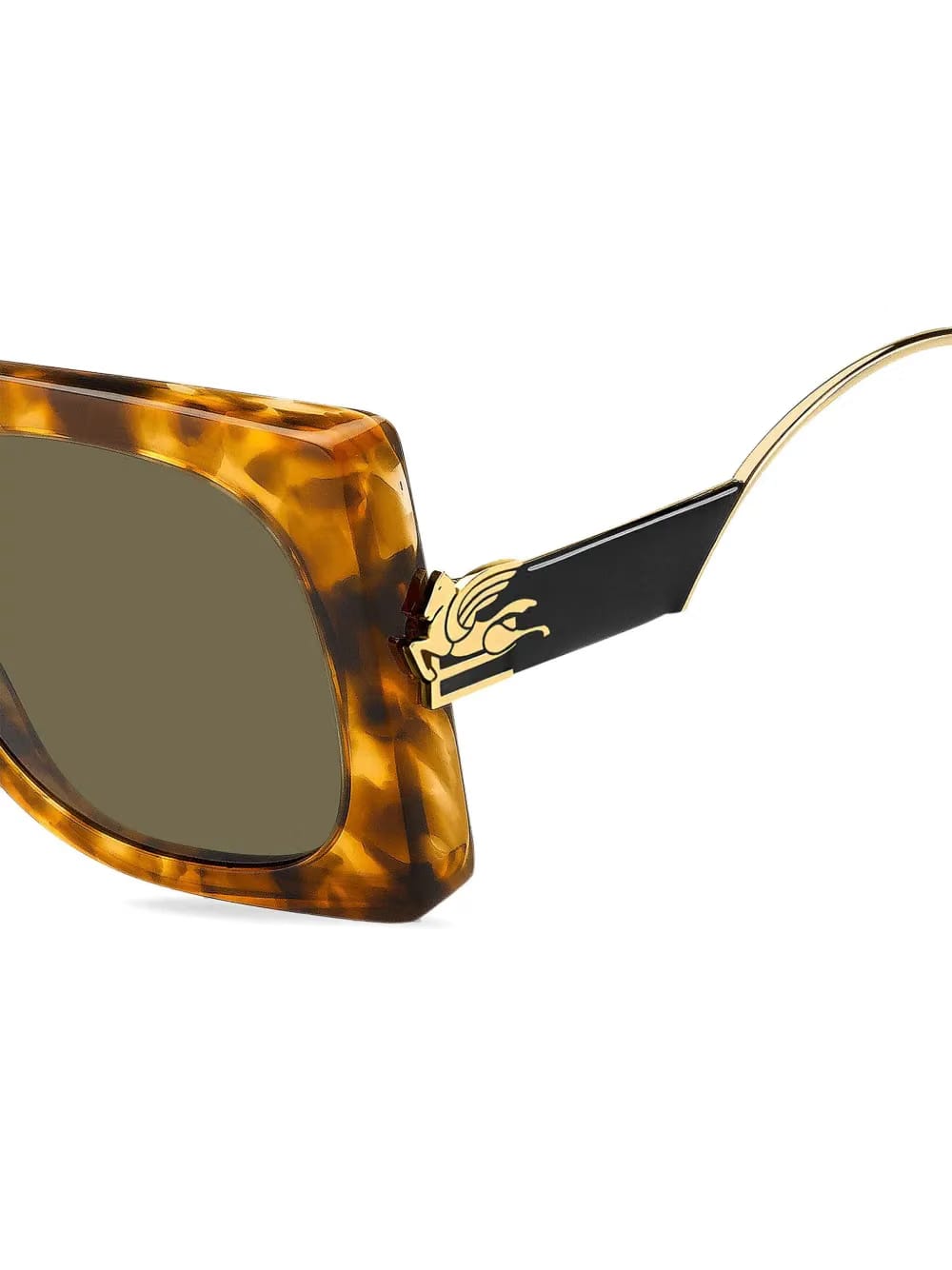 Bold Pegaso square-frame sunglasses