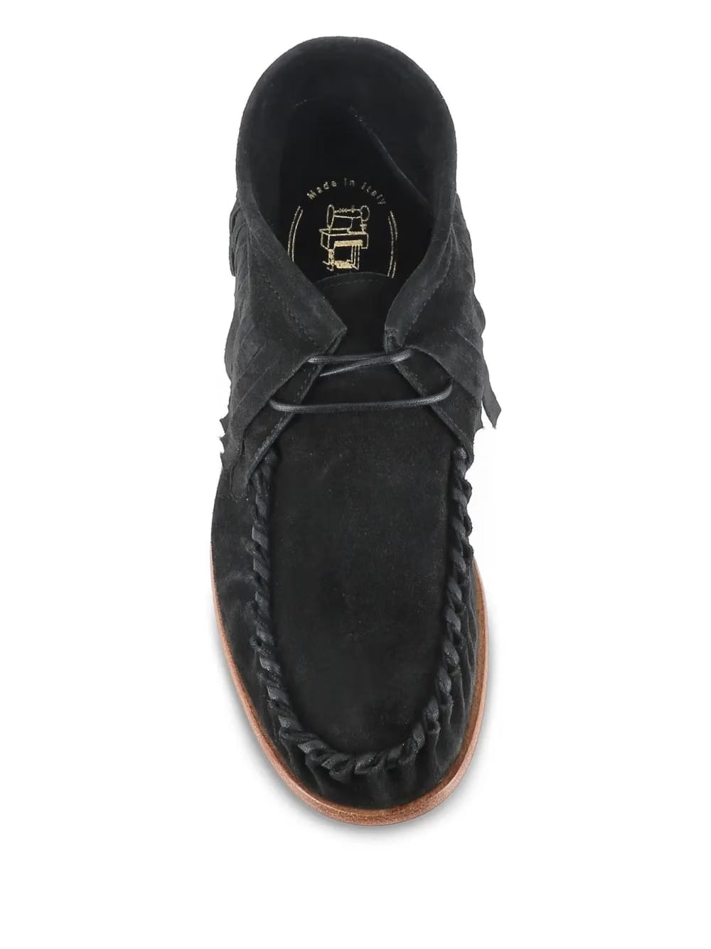fringed suede ankle boots