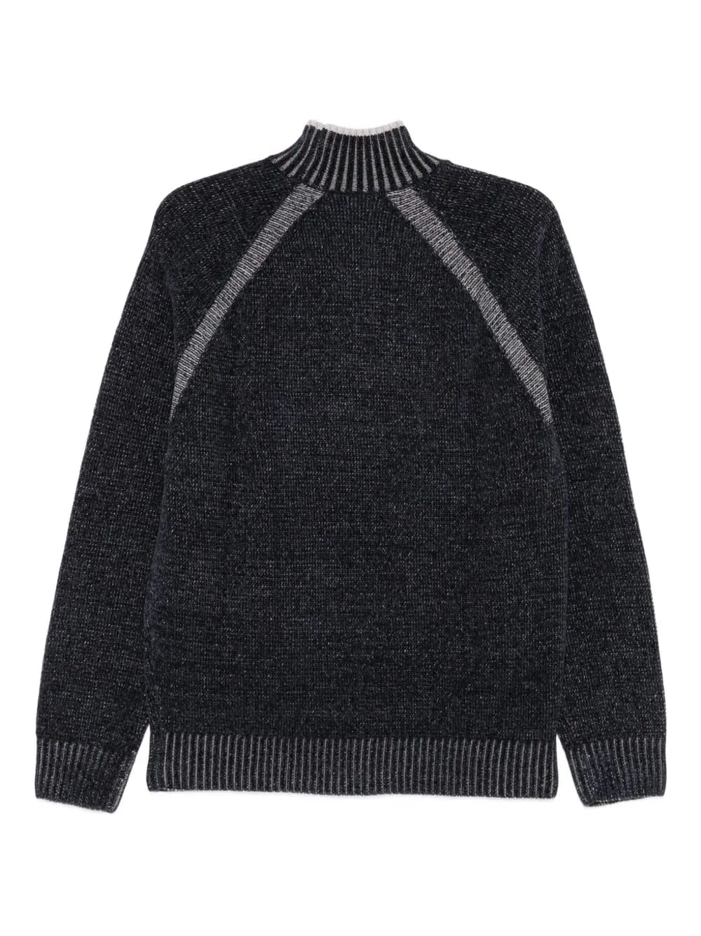 ribbed panelled sweater